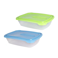 Snap Lid Plastic Container 1.2L
